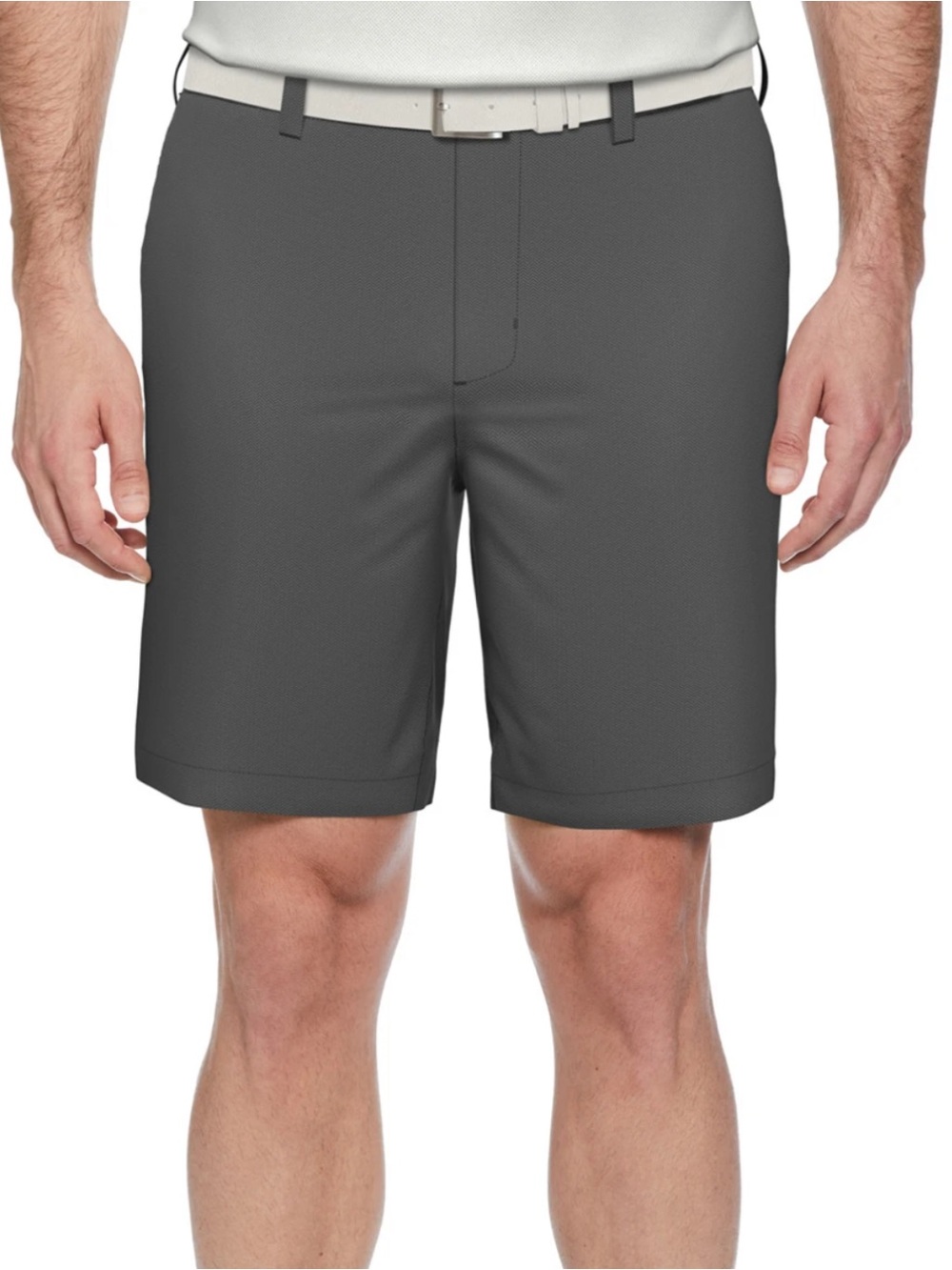 NWT PGA Tour Men's Performance Golf Shorts - 8 inch inseam Iron Gate Size 34